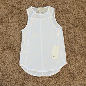 Lululemon Sculpt Tank Top Back Vent White WHT LW1CS9S Women's Size 4-8 NWT